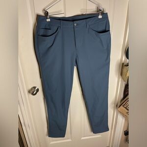 Lululemon ABC Pant Slim Utilitech Light Blue Pants Men's Size 38x32